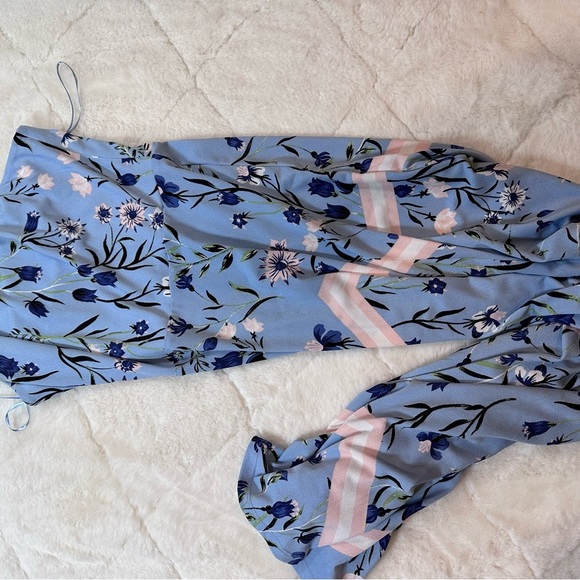 Candie’s small S Blue low summer full length high neck dress - Picture 4 of 4